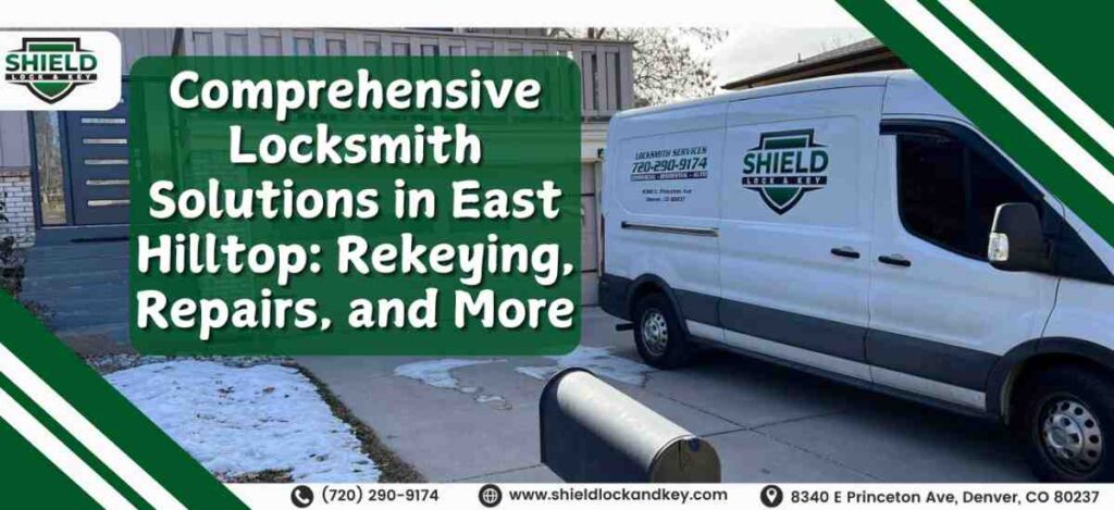 Locksmith van with service information